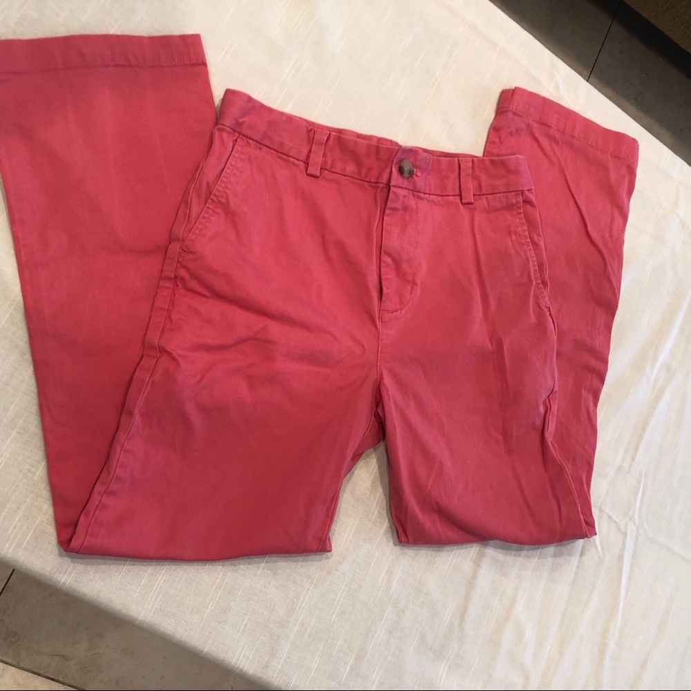 BOYS VINEYARD VINES SALMON PANTS SIZE 14